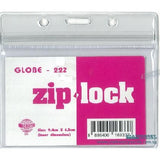 Ziplock Waterproof Soft Name Badge Holder 22Z - Obbo.SG