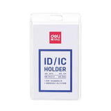 Deli Acrylic Name Badge 54 x 89mm Vertical 8319