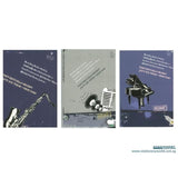 Music Notebook B5 Pack of 8 JTB-1017 - Obbo.SG