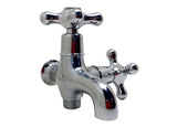 Quick turn action cross handle wall