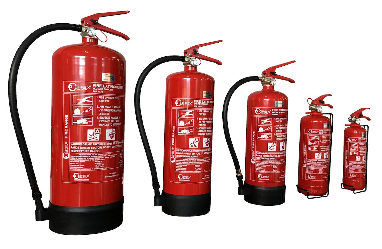 Orex Fire Extinguisher with 40% ABC Powder - Obbo.SG