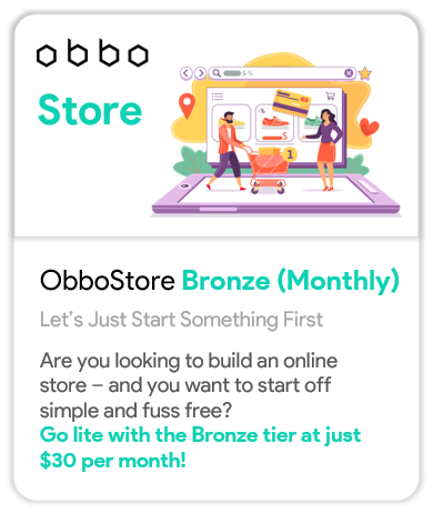 ObboStore - Bronze Plan - Monthly - Obbo.SG