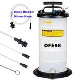 9.5 Litre Manual | Air Operated Oil Fluid Extractor & Brake Bleeder - Obbo.SG