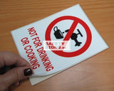 Not for Drinking or Cooking (P033_VNL) - Obbo.SG