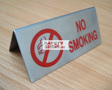 No Smoking Table Sign (P057_SSBent) - Obbo.SG