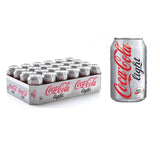 Coca Cola Coke Light Can Drink 320ml x 24 - Obbo.SG