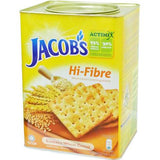 Jacob's Hi Fibre Wheat Cracker 750g Tin