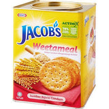 Jacob's Weetameal Wheat Cracker 700g Tin - Obbo.SG