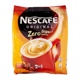 Nescafe 2 in 1 Coffee Original Zero Sugar - Obbo.SG