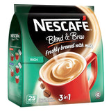 Nescafe 3 in 1 Blend and Brew Rich Coffee - Obbo.SG