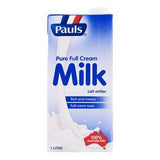 Paul's Full Cream UHT Milk 1 Liter X 12 Packs - Obbo.SG