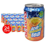 F&N Seasons Ice Lemon Tea Can Drink 300ml x 24 - Obbo.SG
