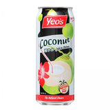 Yeo's Coconut Juice Can Drink 500ml x 24 - Obbo.SG