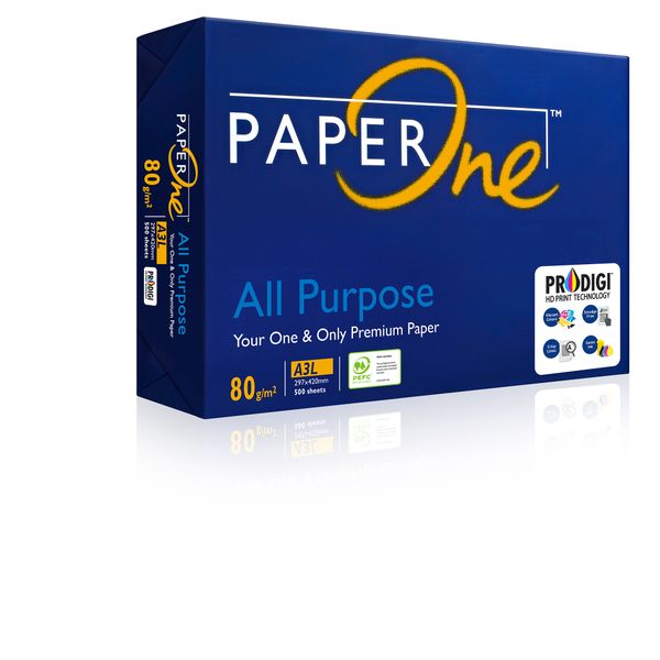 Paperone All Purpose A3 80gsm (500'sheets) - Obbo.SG
