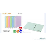 Kokuyo Flat File Soft Colour A4S V-10