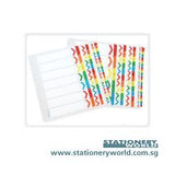 Bindermax Mylar Coating Index Divider MA-90 (1 to 5)