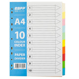 ESPP Pentex 10 Part Colour Index Divider 5 Sets - Obbo.SG