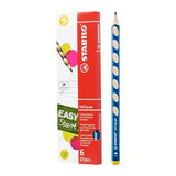 Stabilo Easygraph Left Handed 2B Pencil Box of 6 Petrol - Obbo.SG