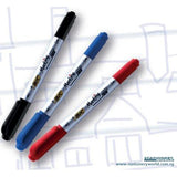 BIC Twin Permanent Marker 0.4mm and 1.0mm