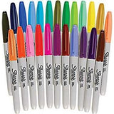 Sharpie Permanent Marker 24 Colours Fine