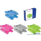Plastic 2 Tier File Tray KDOS-20012 - Obbo.SG