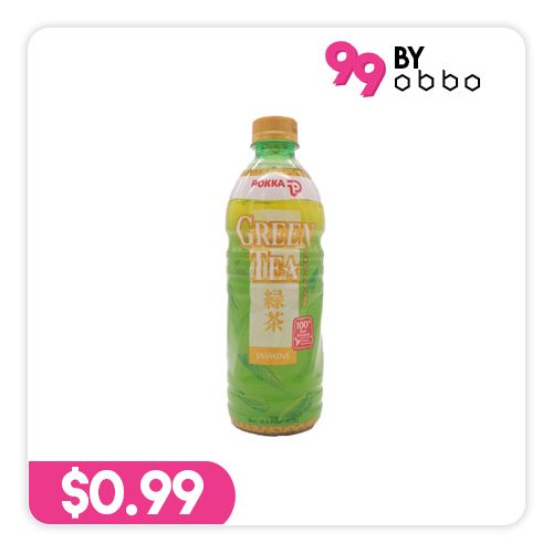 Pokka Green Tea Bottle - 500ml - Obbo.SG