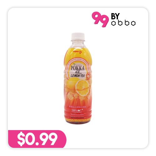 Pokka Ice Lemon Tea Bottle - 500ml - Obbo.SG