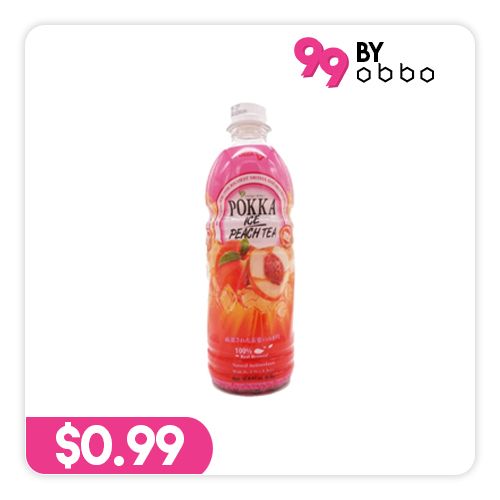 Pokka Peach Tea Bottle - 500ml - Obbo.SG