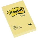 3M Post-it Notes Yellow 2 x 3 Inch 656CY