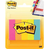 3M Post-it Pagemarkers Assorted Neon 670-5AN - Obbo.SG