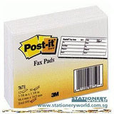 3M Post-it Fax Pads 7671 - Obbo.SG