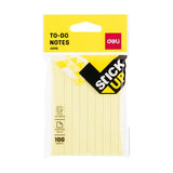 Deli Sticky Notes Lined To Do 76 x 101mm EA00652
