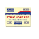 Suremark Stick Note Pad 100 x 75mm SQ6657