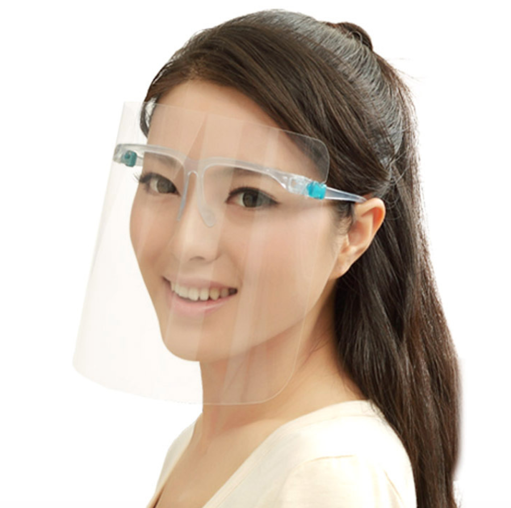 Buy 【Face Shield with Spectacles - PVC Clear Visor - PVC Plastic ...