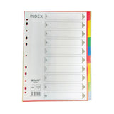 PVC 10 Colour Index Divider A4