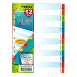 PP Colour Index Divider Months CID-12W