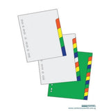 Suremark 10 Colour PP Index Divider SQ-7010