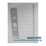 PVC Index Divider (1 to 10)