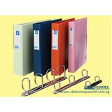 PVC 2 D Ring File Foolscap Size 1.5 Inch - Obbo.SG