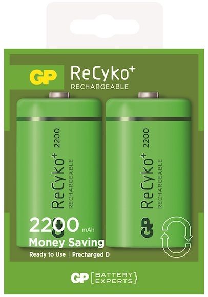 GP Rechargeable 2200mAh D x 2 Battery Pack - Obbo.SG