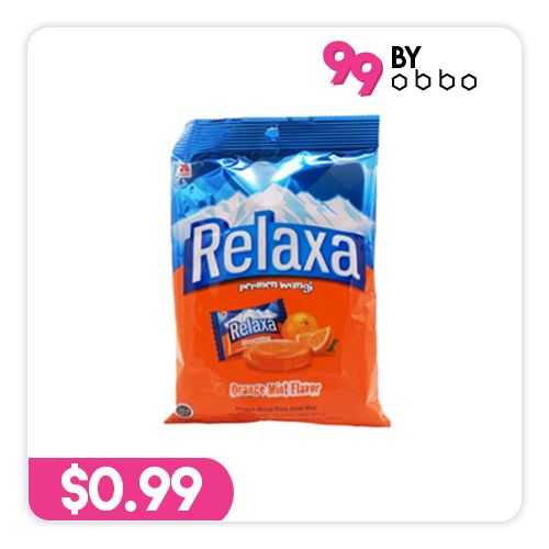 Relaxa Sweets - Orange Mint - 125g - Obbo.SG