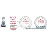 Shiny 24 Hour Time Date and Text Stamp S3224