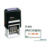 Shiny Self Inking Date Stamp Faxed S403 - Obbo.SG