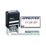 Shiny Self Inking Date Stamp Approved S404 - Obbo.SG