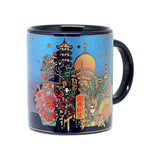 Ceramic Blue 10oz Mug - Merlion/Culture