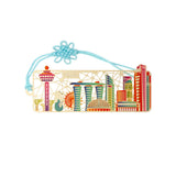 Colour Metal Bookmark - SG Skyline 2 - Obbo.SG