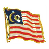 Collar Pin - Malaysia Flag - Obbo.SG