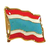Collar Pin - Thailand Flag - Obbo.SG