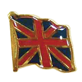 Collar Pin - United Kingdom Flag - Obbo.SG