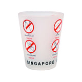 Frosted Shot Glass - Fine Icons - Obbo.SG